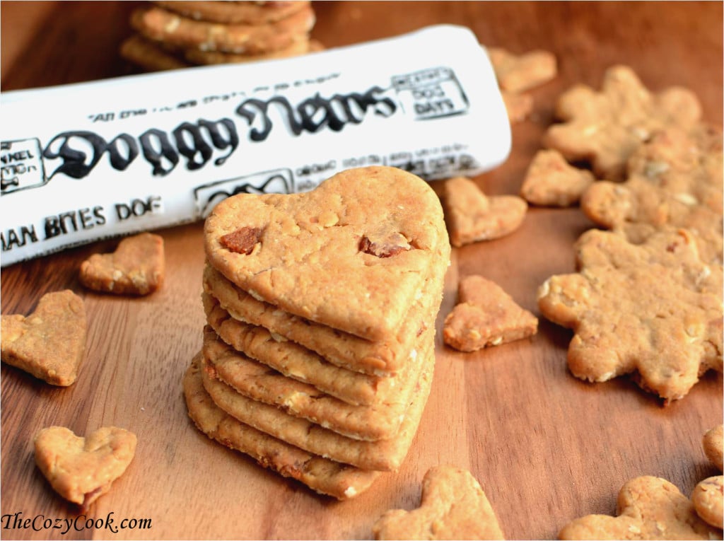 dog treats with oats and peanut butter