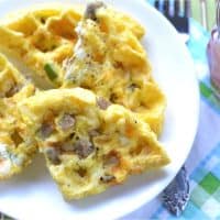 Crispy Cheesy Mini Waffle Maker Eggs (Amazing!!), Recipe