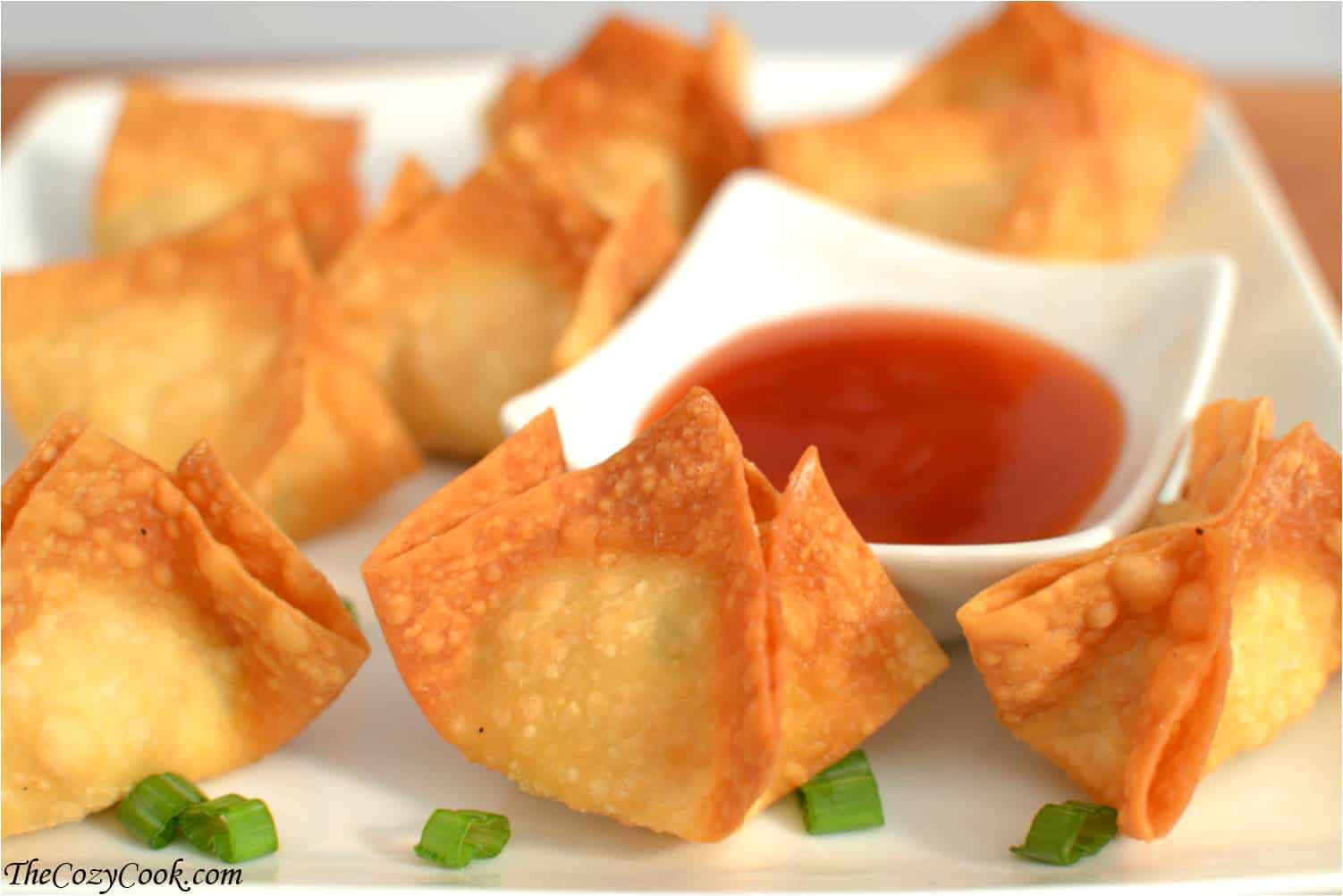 Crispy Crab Rangoon The Cozy Cook