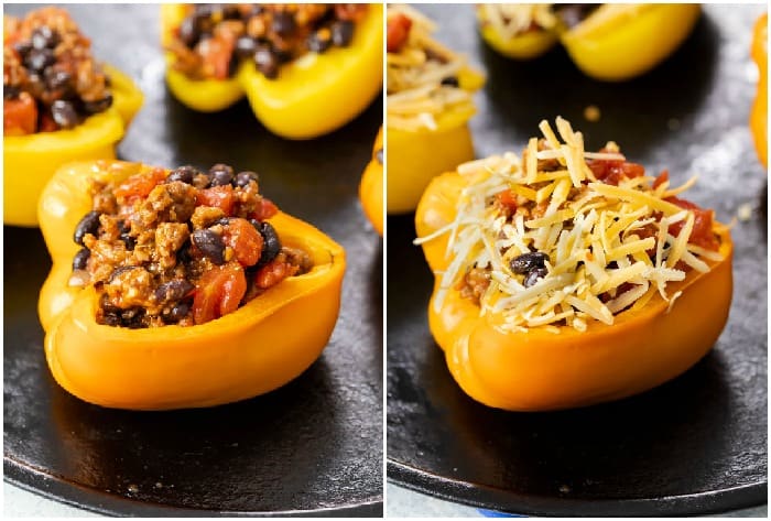 Taco Stuffed Peppers The Cozy Cook