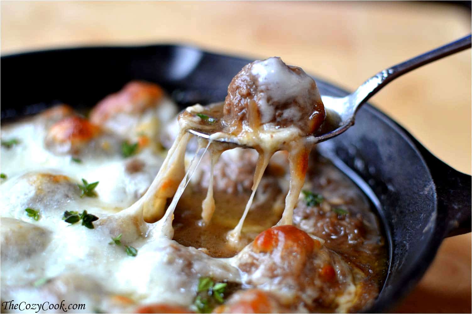 French Onion Soup Meatball