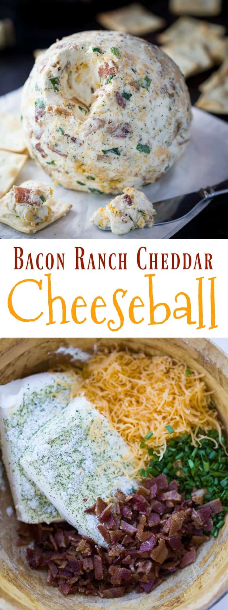 Bacon Ranch Cheese Ball - The Cozy Cook
