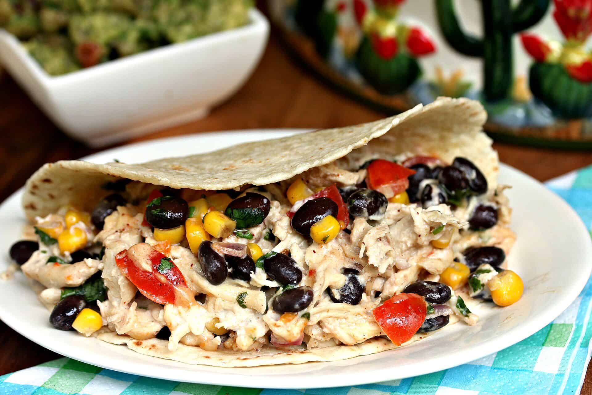 Crock Pot Chicken Tacos The Cozy Cook