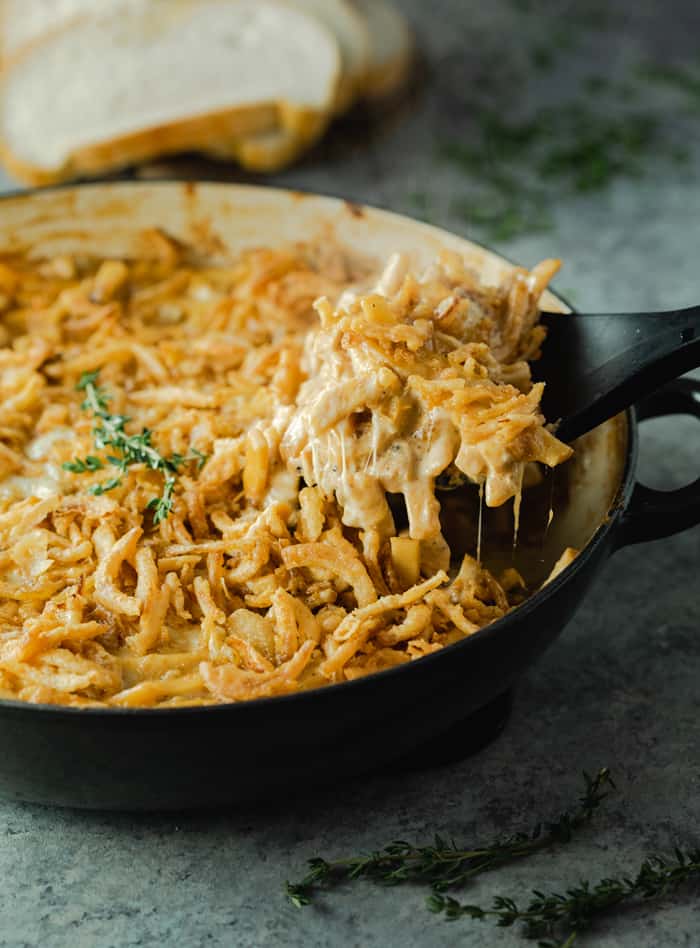 French Onion Noodle Casserole - The Cozy Cook