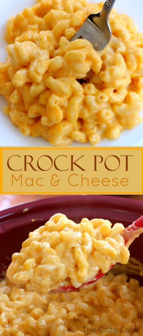 Crock Pot Mac & Cheese {Extra Creamy!} - The Cozy Cook