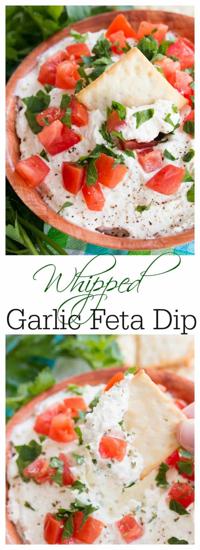 Whipped Garlic Feta Dip