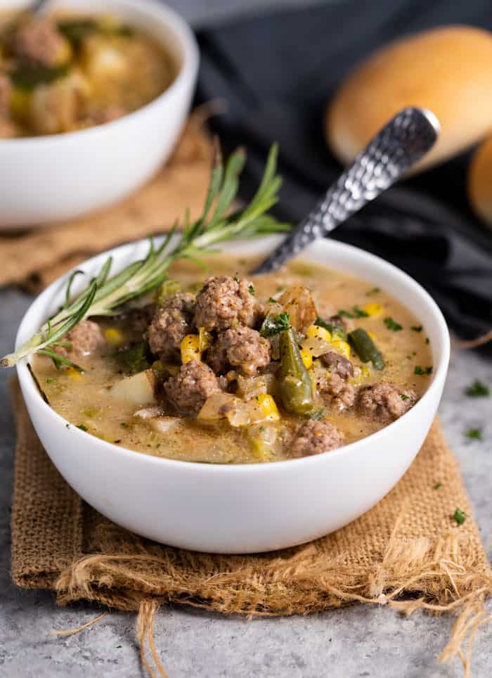 Hamburger Soup - The Cozy Cook