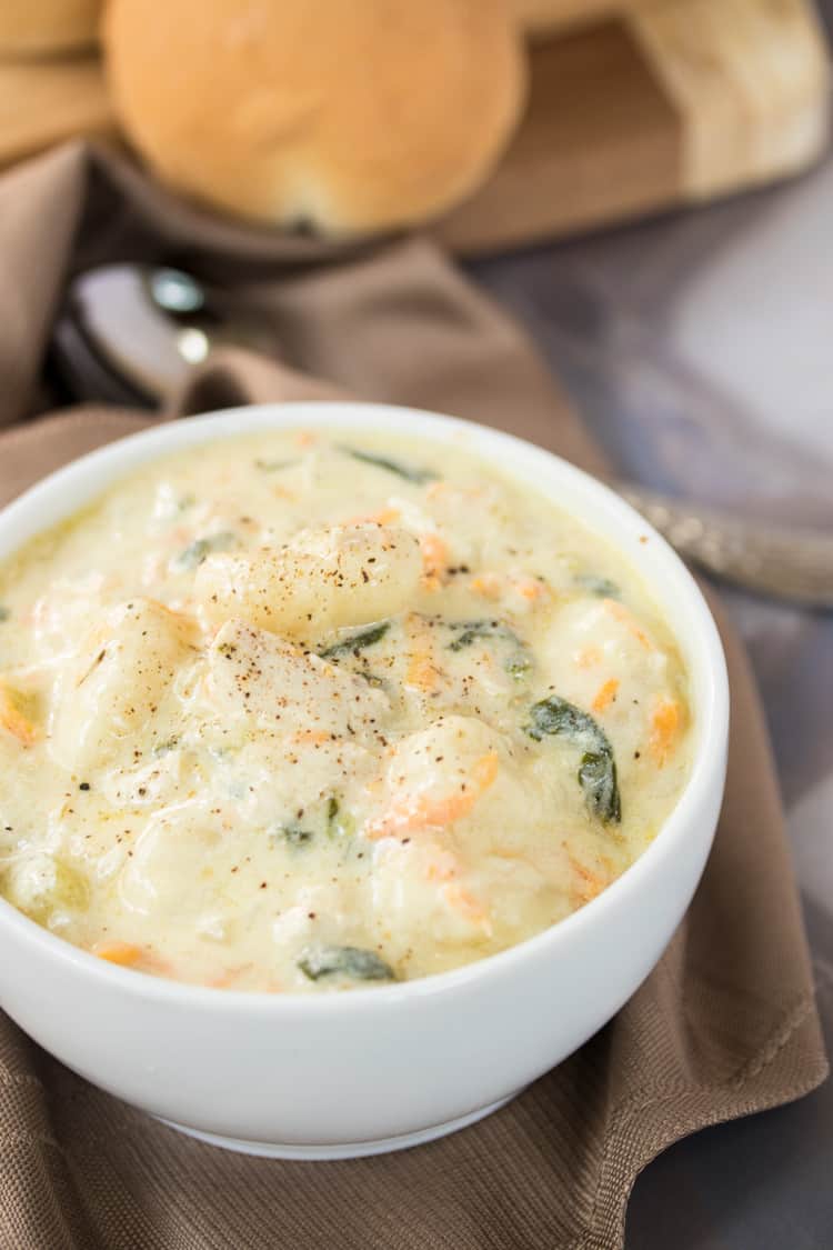 Copycat Olive Garden Chicken Gnocchi Soup The Cozy Cook