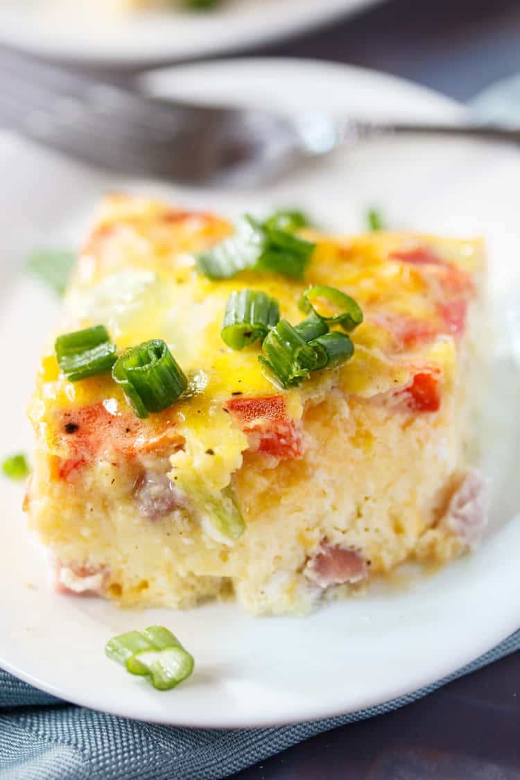 Denver Omelette Egg Bake - The Cozy Cook