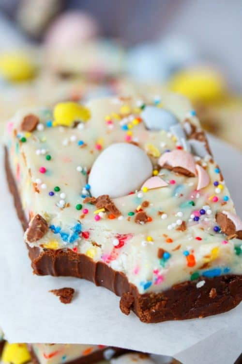 Easy Easter Fudge - The Cozy Cook