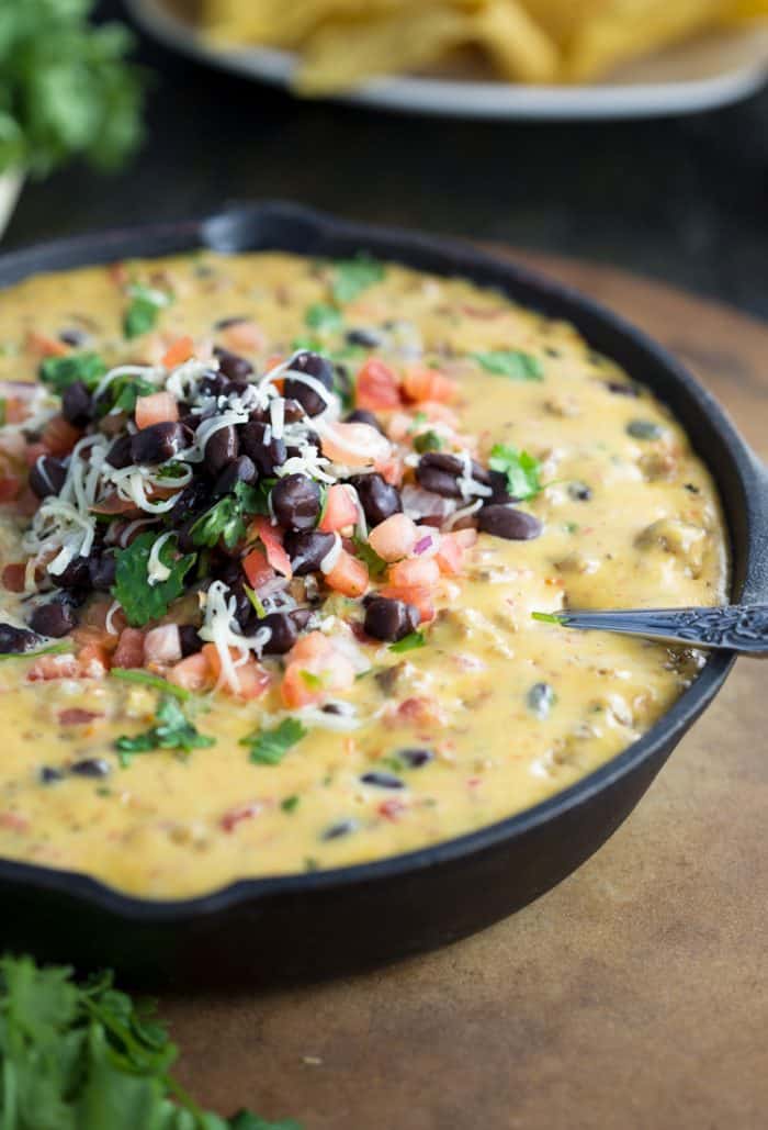 Loaded Cowboy Queso Dip The Cozy Cook