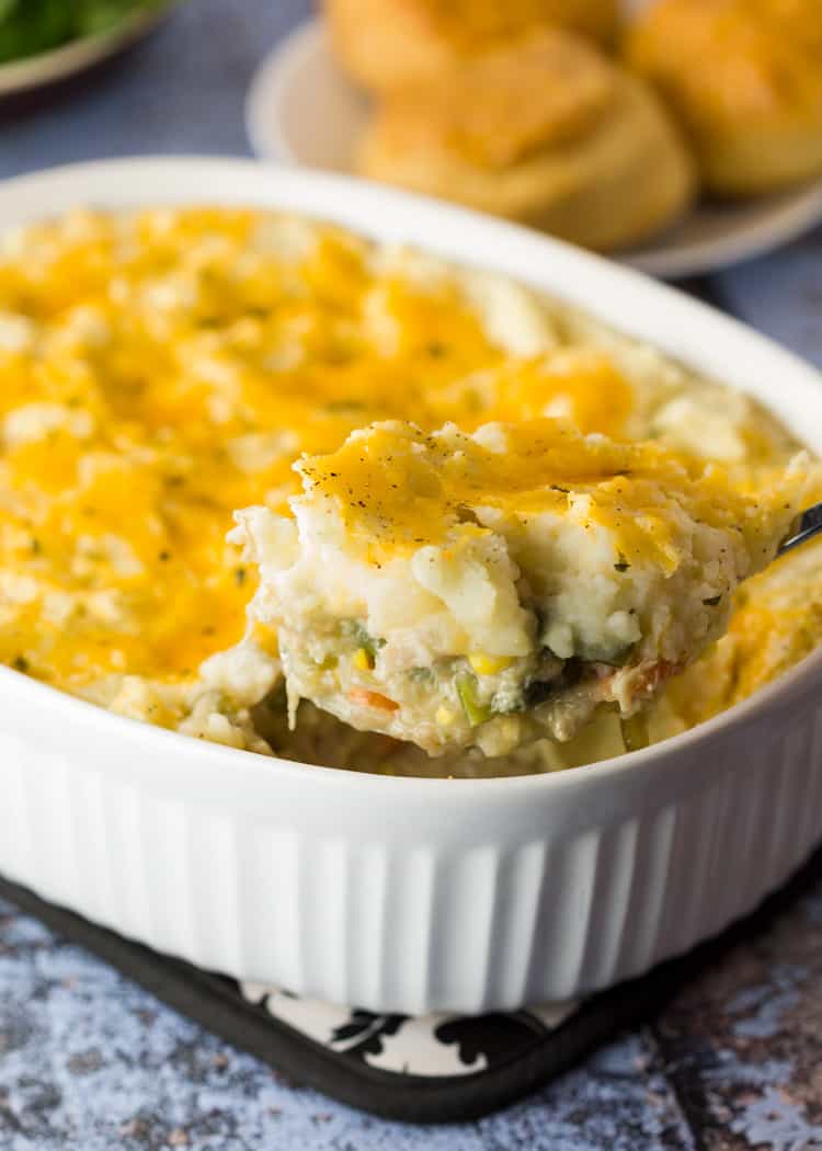 Easy Leftover Turkey Shepherd's Pie