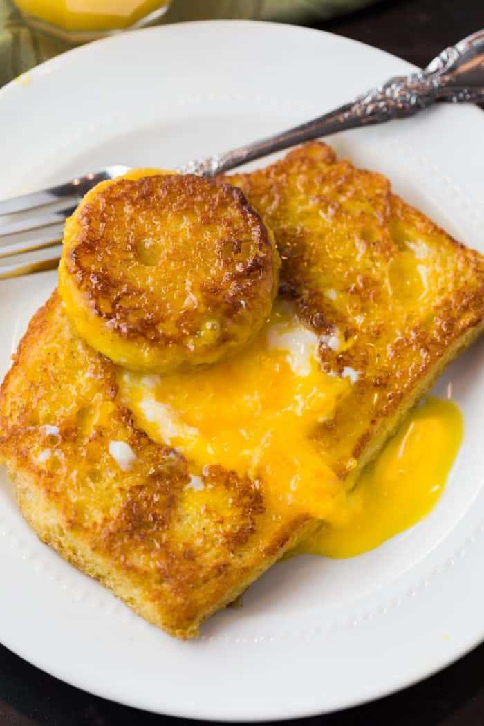French Toast Eggs in a hole