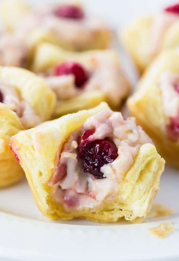Sweet Cream Cheese Cranberry Tartlets