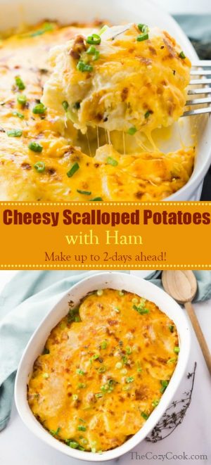 Scalloped Potatoes and Ham - The Cozy Cook