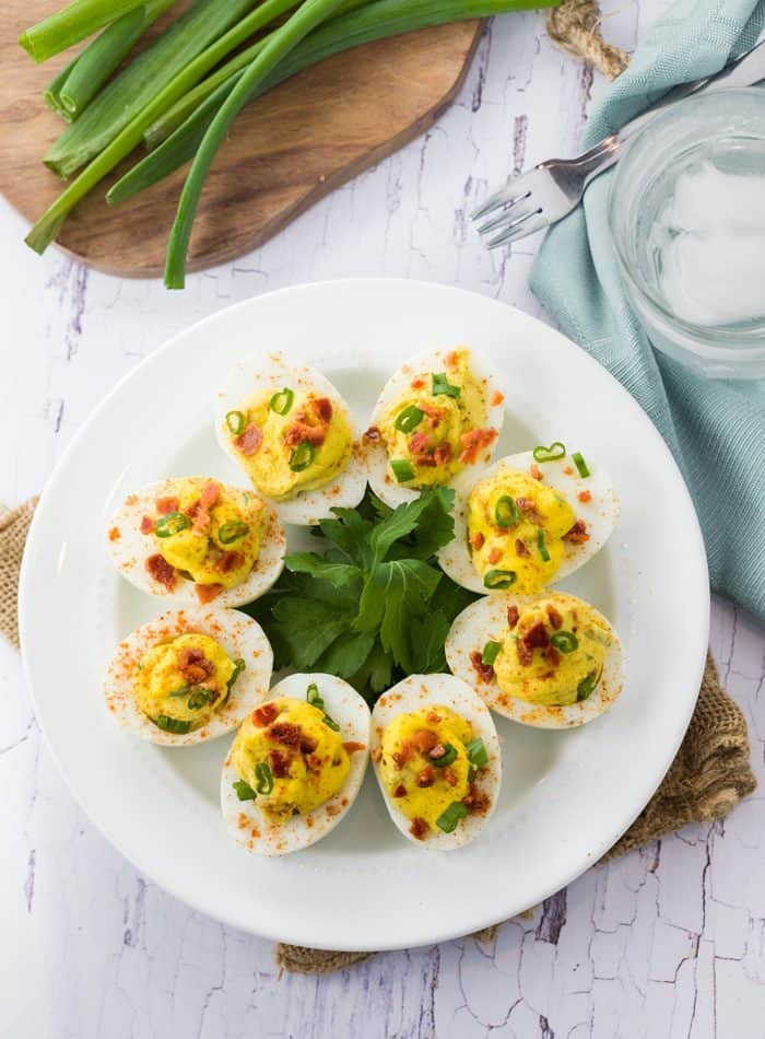 Classic Deviled Eggs with Bacon The Cozy Cook