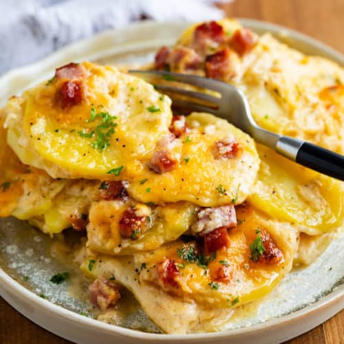 Easy Scalloped Potatoes and Ham – Adore Foods