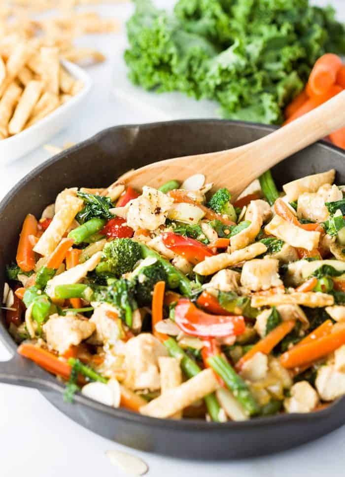 Thai Basil Chicken Stir Fry - The Cozy Cook