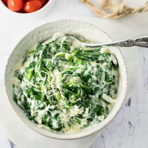 Creamed Spinach - The Cozy Cook