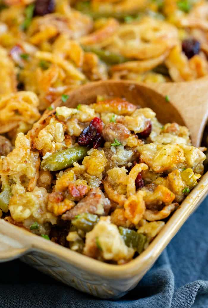 Stuffing Casserole - The Cozy Cook
