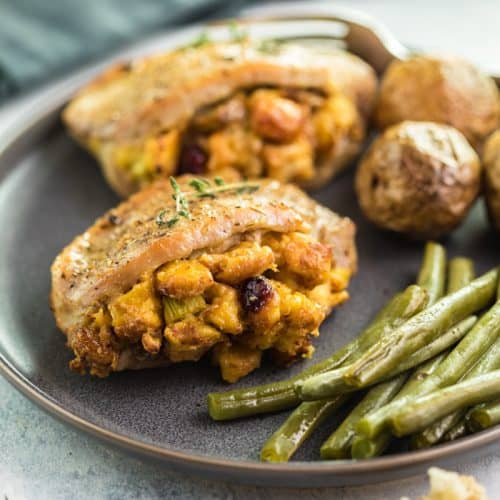 Oven Baked Stuffed Pork Chops The Cozy Cook