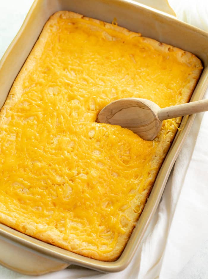Paula Deen's Corn Casserole (Make up to 2 days ahead!) - The Cozy Cook