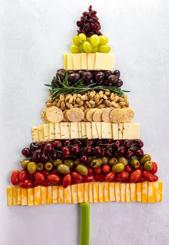 Christmas Tree Snack Board - The Cozy Cook