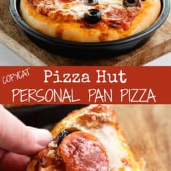 Copycat Pizza Hut Personal Pan Pizza - The Cozy Cook