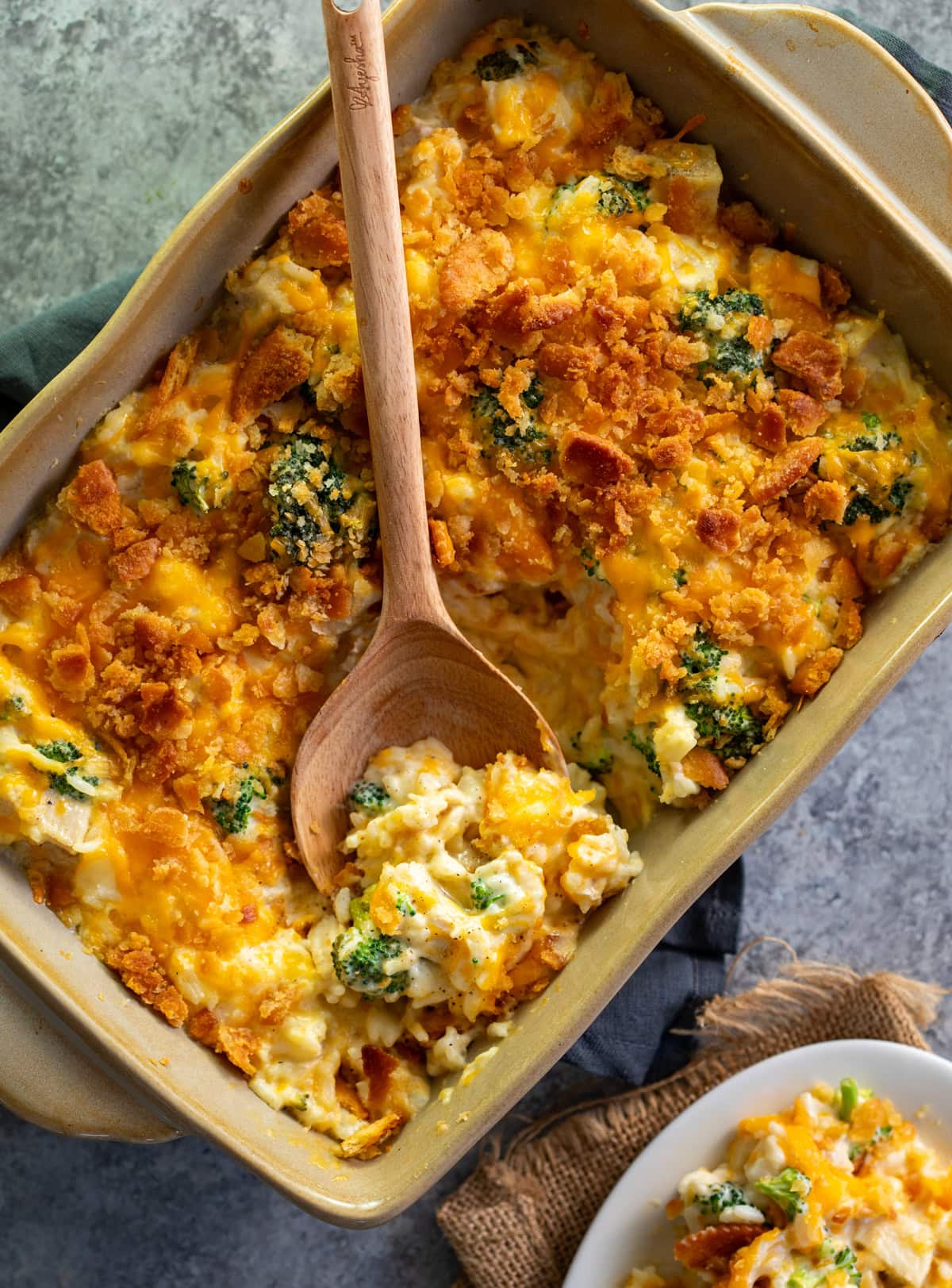 Chicken Broccoli Rice Casserole - The Cozy Cook