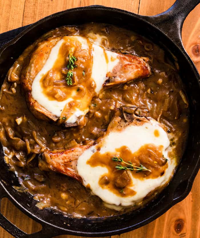 French Onion Smothered Pork Chops The Cozy Cook