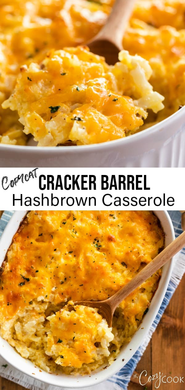 Hash Brown Casserole (Cracker Barrel Copycat!) The Cozy Cook