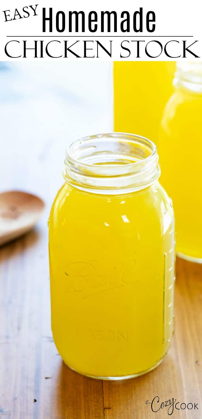 How to Make Chicken Stock - The Cozy Cook