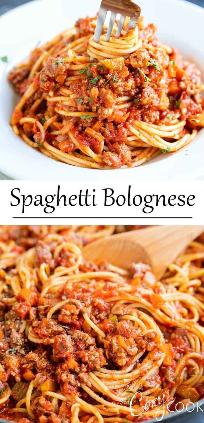 Spaghetti Bolognese - The Cozy Cook