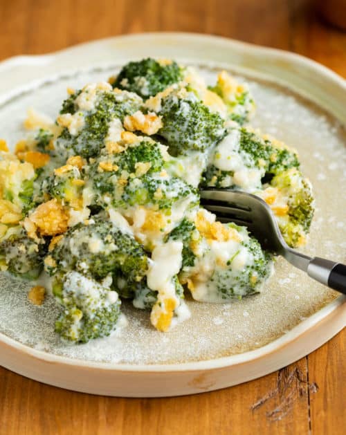 Cheesy Baked Broccoli The Cozy Cook