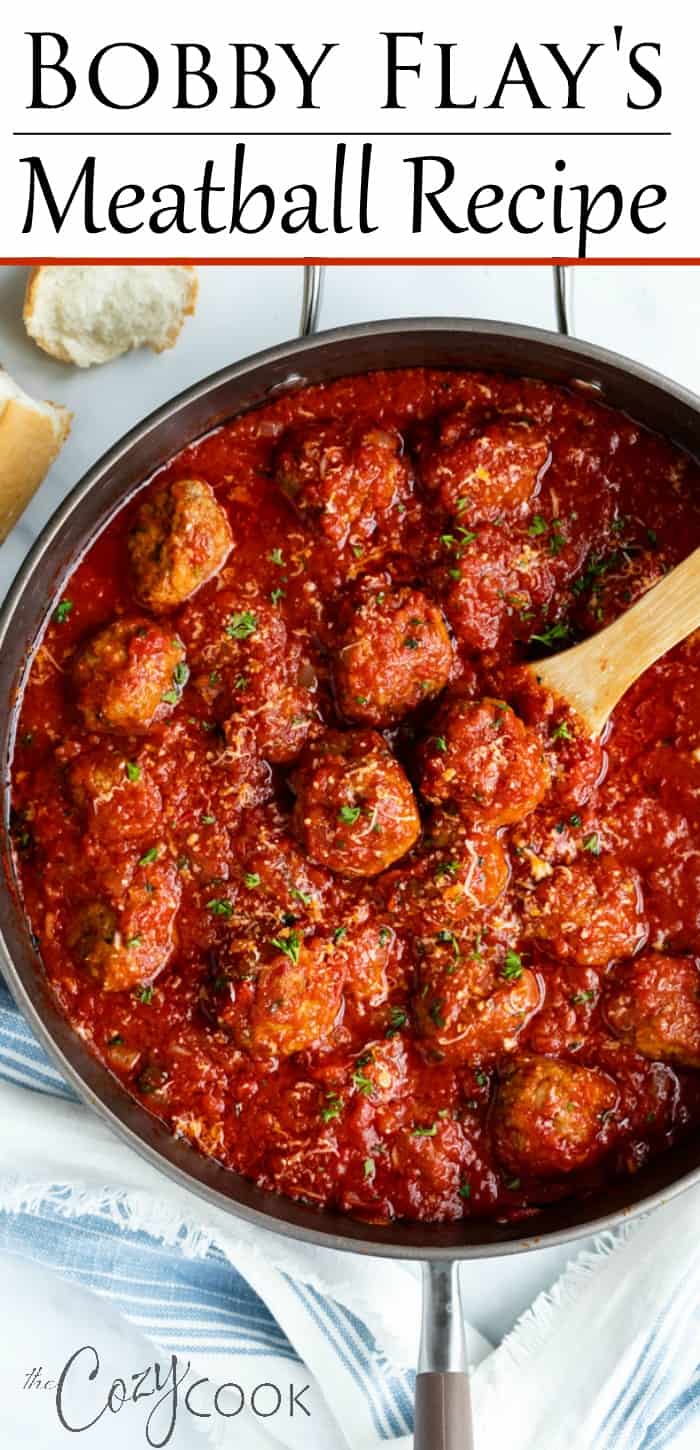 Bobby Flay's Italian Meatball Recipe - The Cozy Cook