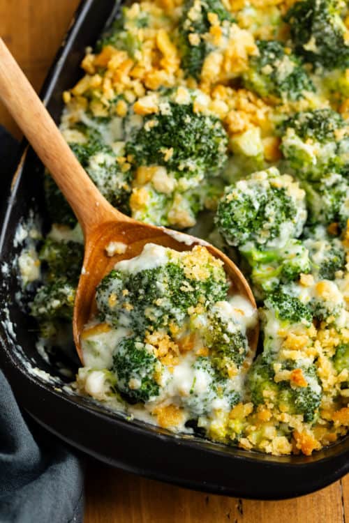 Cheesy Baked Broccoli - The Cozy Cook