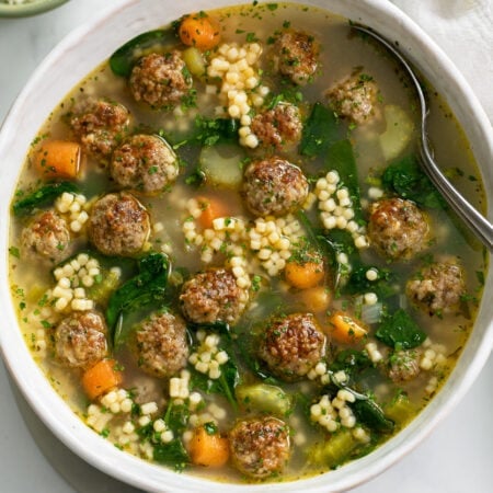 Meatball Soup - The Cozy Cook