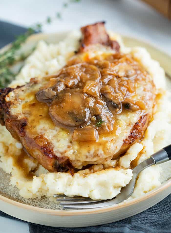 Pan Fried Pork Chops (with Pan Sauce!) - The Cozy Cook