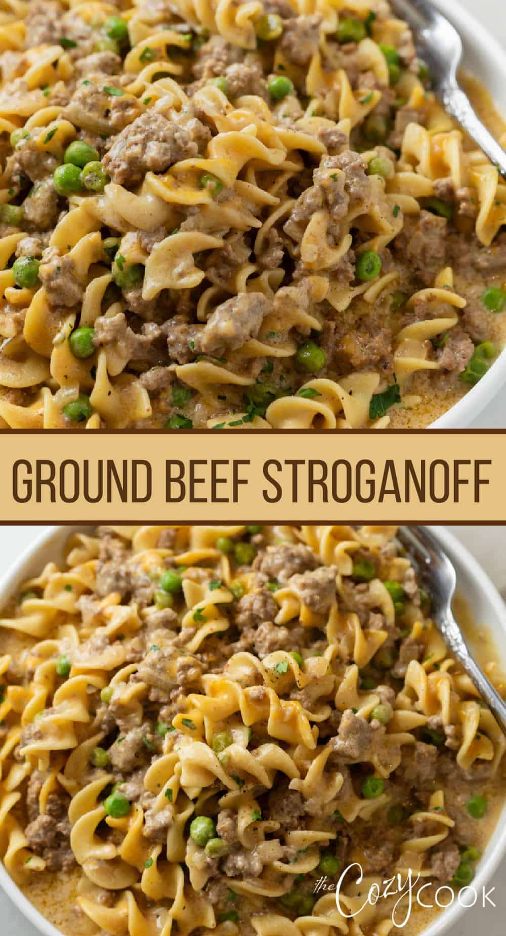 Ground Beef Stroganoff - The Cozy Cook