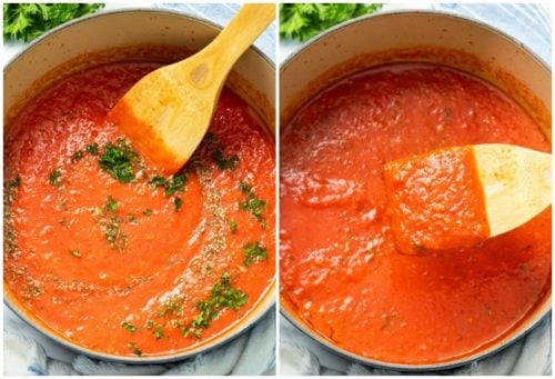 Homemade Marinara Sauce - The Cozy Cook