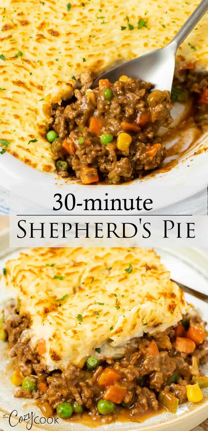 Easy Shepherd's Pie - The Cozy Cook