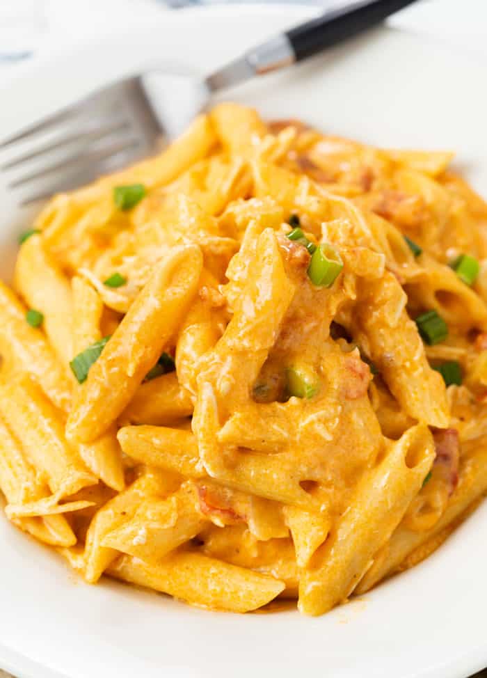 Buffalo Chicken Pasta One Pot The Cozy Cook