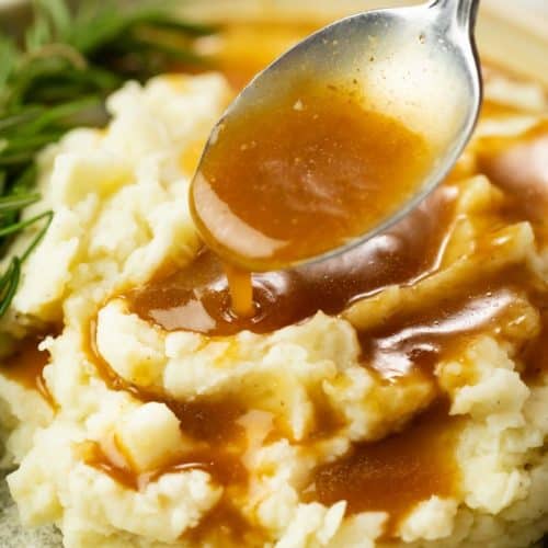 Brown Gravy Recipe - No Drippings Needed! - The Cozy Cook