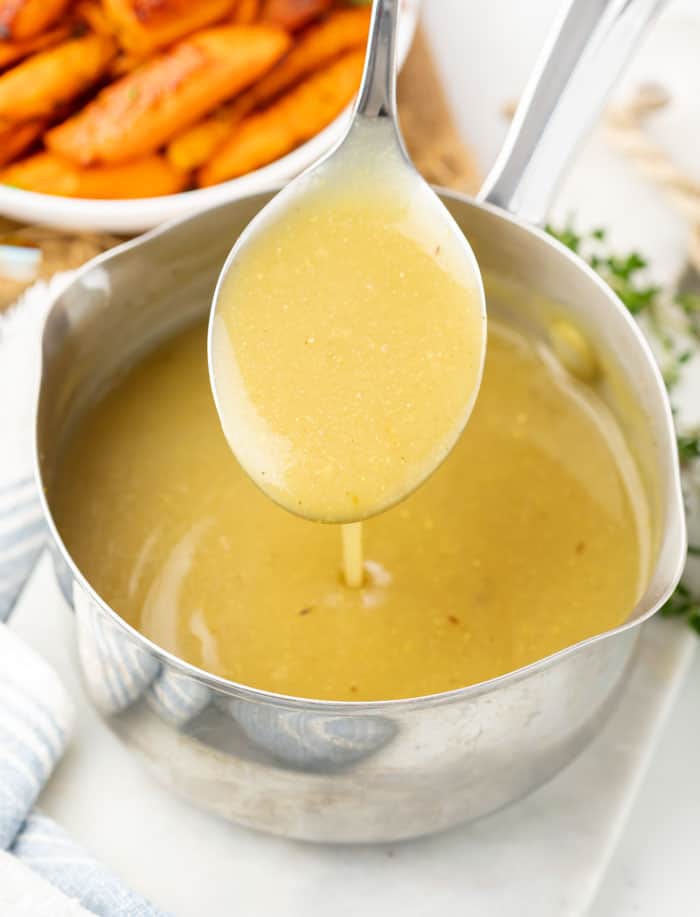 Chicken Gravy Recipe - No Drippings Needed! - The Cozy Cook