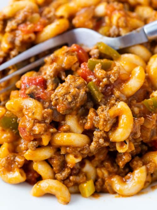 American Chop Suey (American Goulash) - The Cozy Cook