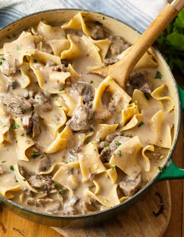 Seriously 11 Reasons For Ground Beef Stroganoff With Cream Of   Beef Stroganoff 