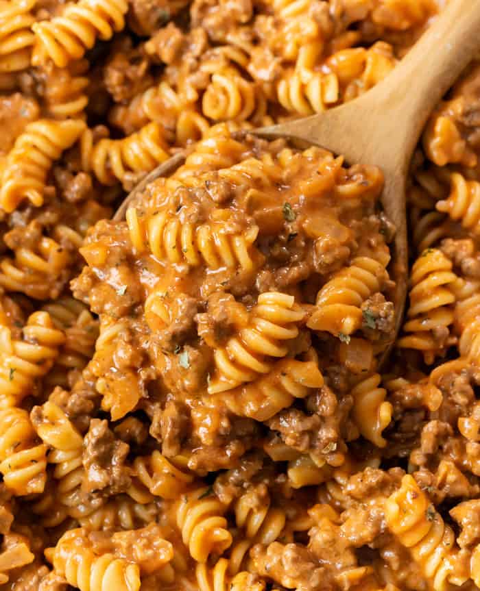 Ground Beef Pasta - The Cozy Cook