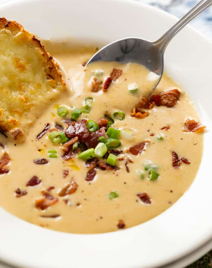 Beer Cheese Soup The Cozy Cook