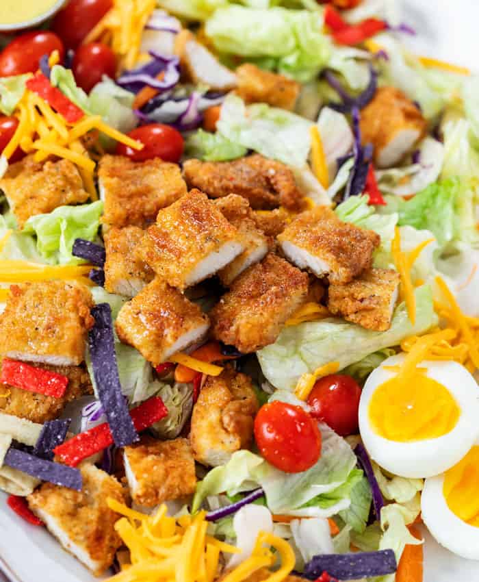 Crispy Chicken Salad - The Cozy Cook