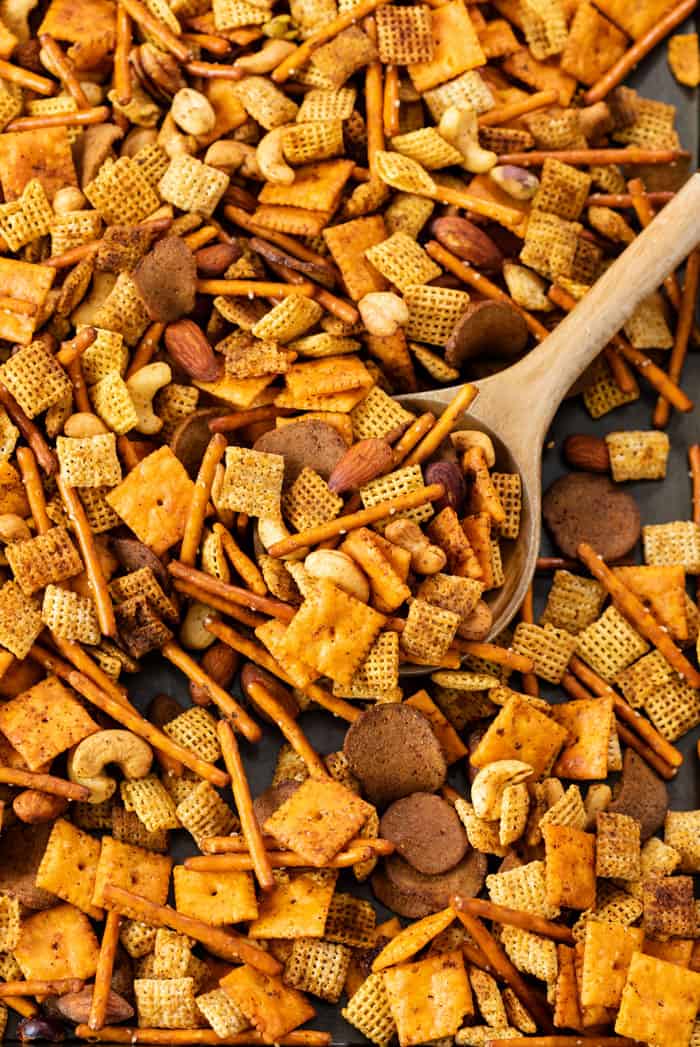 Homemade Bold Chex Mix Recipe (Baked & Extra-Bold Flavor)